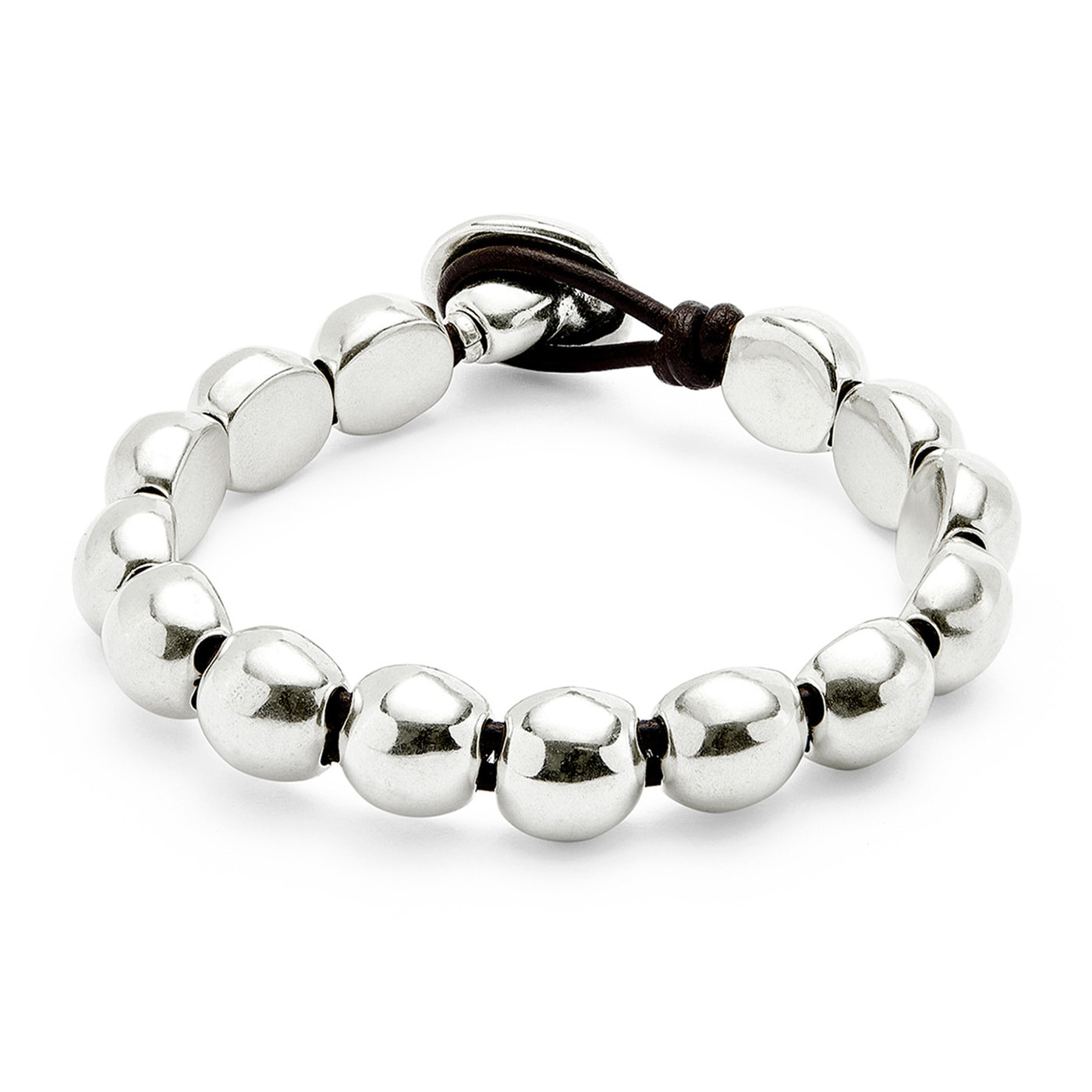 Pulsera SER INTRÉPIDA PLATEADO L