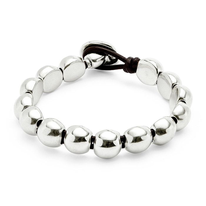 Pulsera SER INTRÉPIDA PLATEADO L