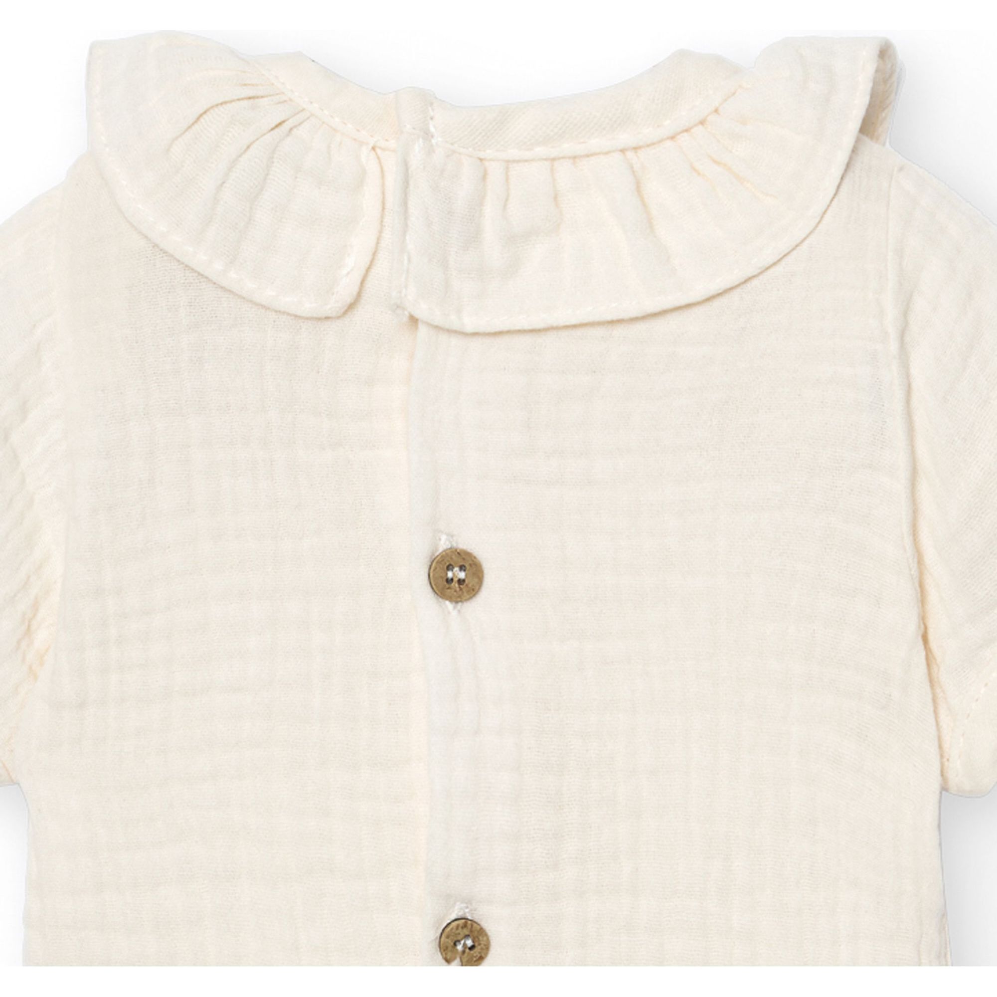 Body bebé manga corta cuello bambula