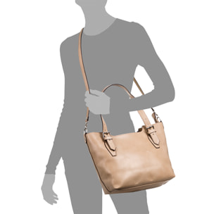 Arezzo Bolso tote Mujer.Piel auténtica Tamponato