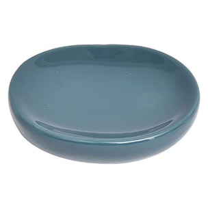 Jabonera oval hecha en dolomite azul