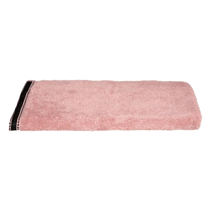 Serviette de toilette "Joia" coton rose 50x90cm