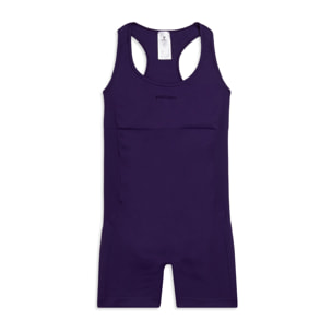 Tuta Jumpsuit Seamless Short con cut-out sulla schiena