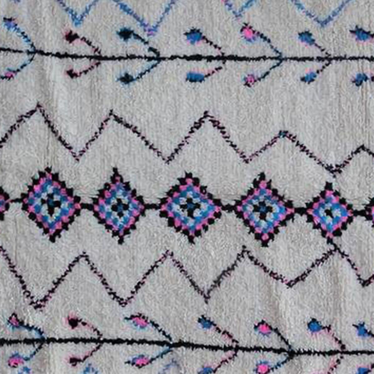 Authentique tapis berbère fait main en laine VOBE