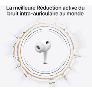 Ecouteurs APPLE AirPods Pro 3 - Réduction de bruit active, sans fil, intra-auriculaires, autonomie 32h