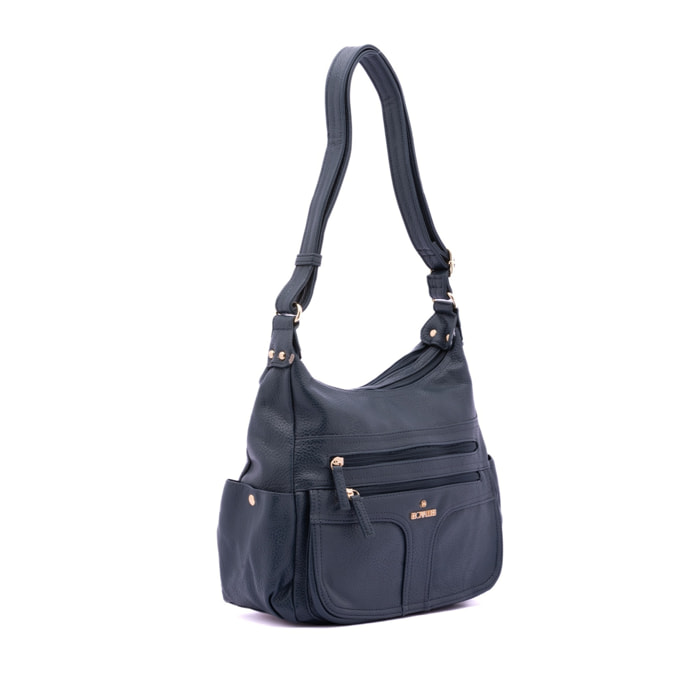 Borsa a spalla da donna - Modello False - Ecopelle - 33.0 x 25.0 x 14.0 cm