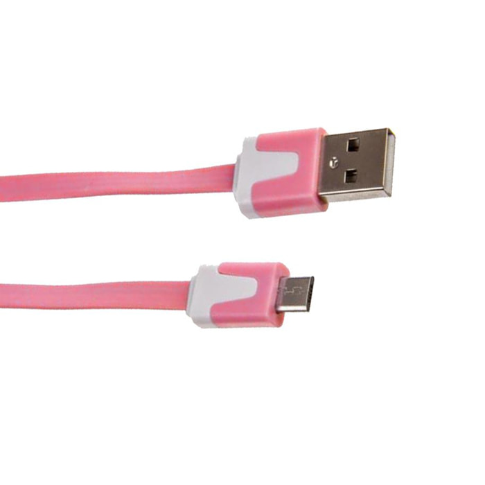 Cable plano MICRO USB 1m