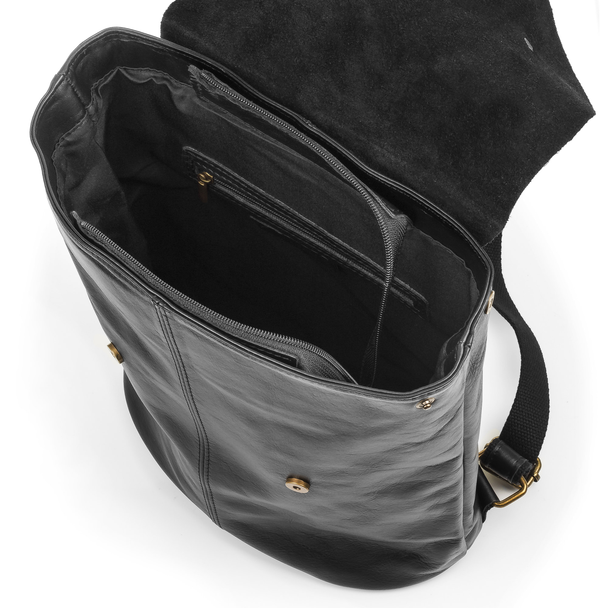 Asia Bolso mochila Mujer.Piel auténtica Dollaro