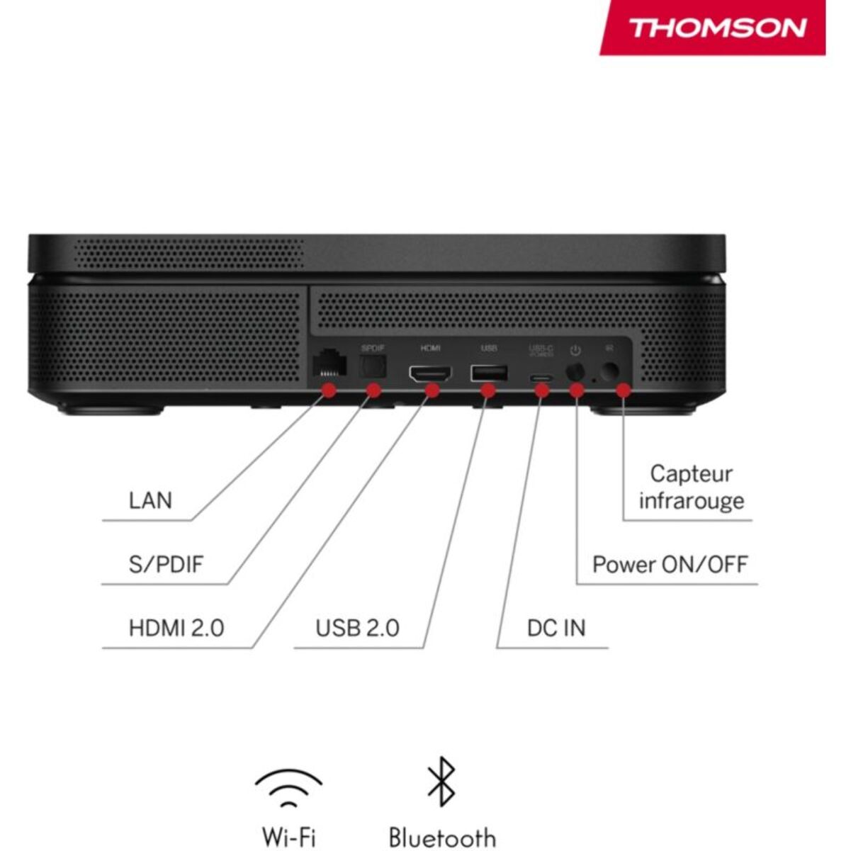 Vidéoprojecteur portable THOMSON SIRIUS PG55B