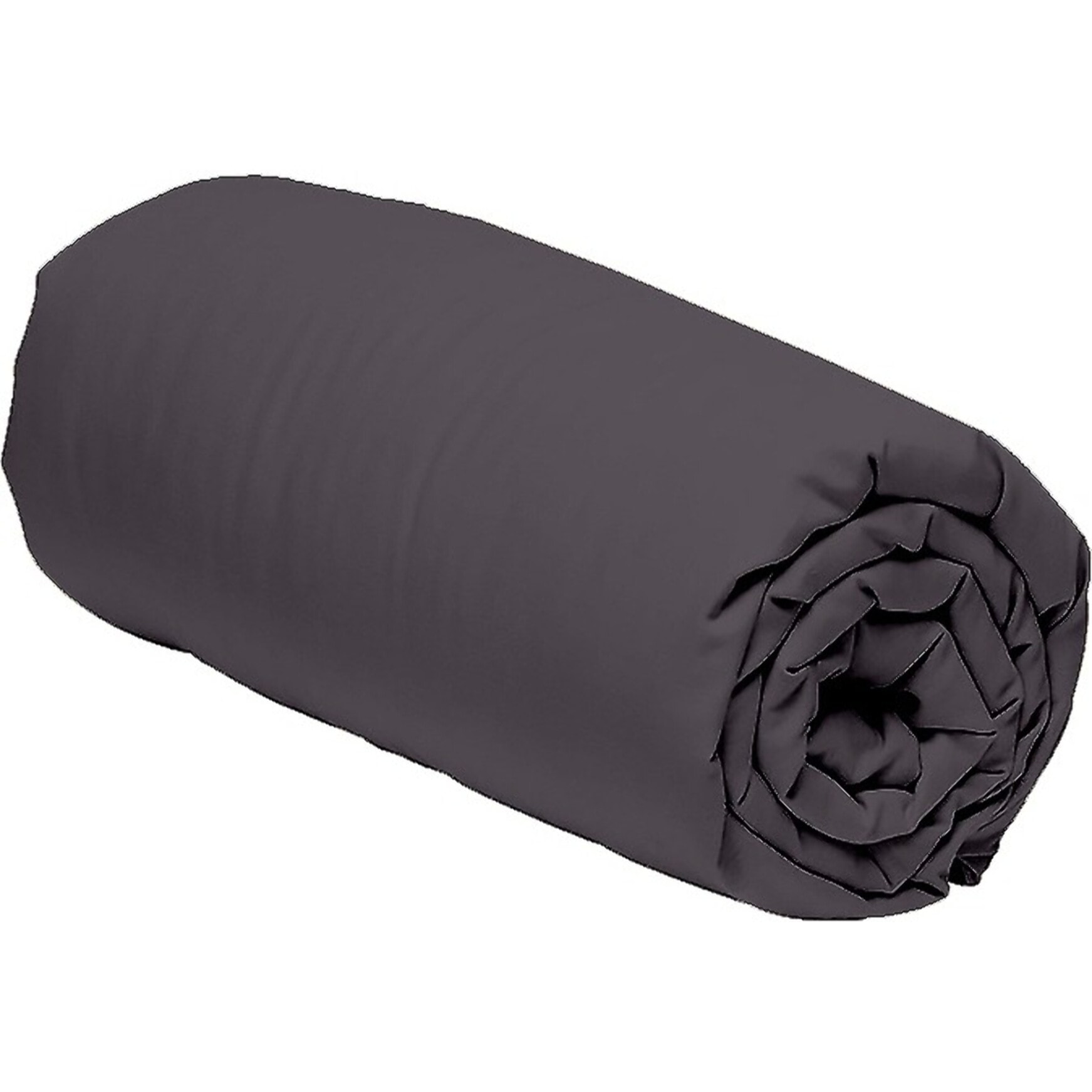 DRAP HOUSSE 2 PERS 140x190  ANTHRACITE