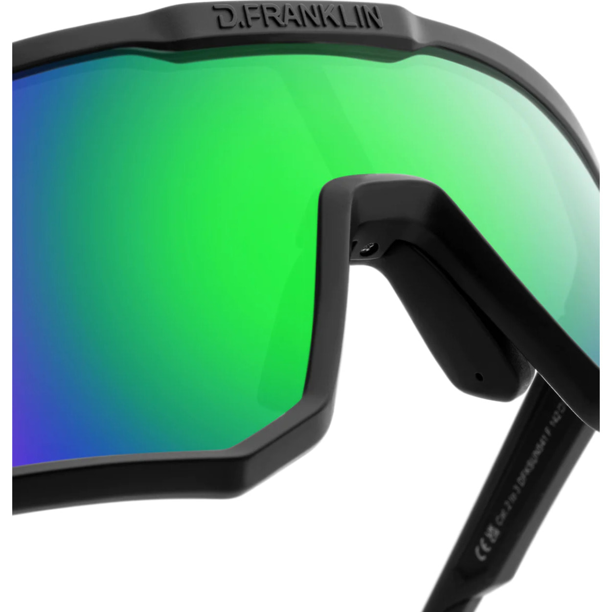 Gafas de Sol Hurricane Black / Green D.Franklin