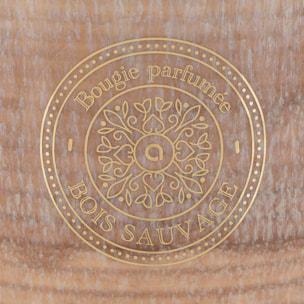 Bougie parfumée Marco 620g pot céramique bois sauvage