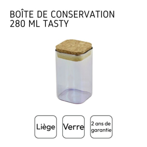 Boîte de conservation avec couvercle 280 ml Tasty Green
