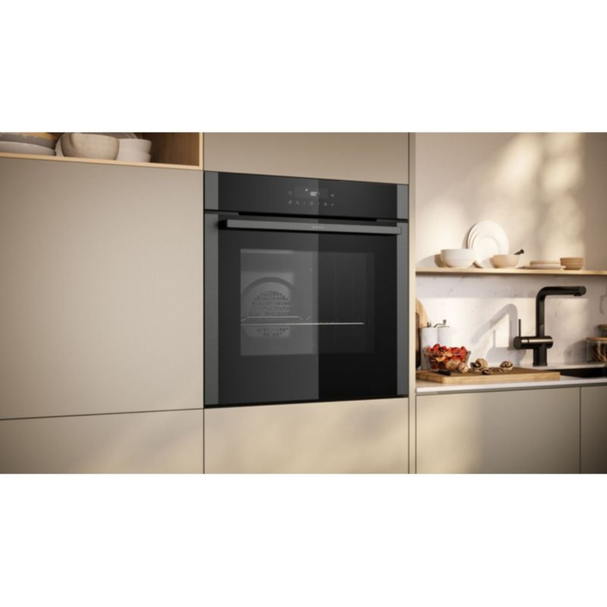 Four encastrable NEFF B2ACJ7AG0, Air Fry, Graphite Grey