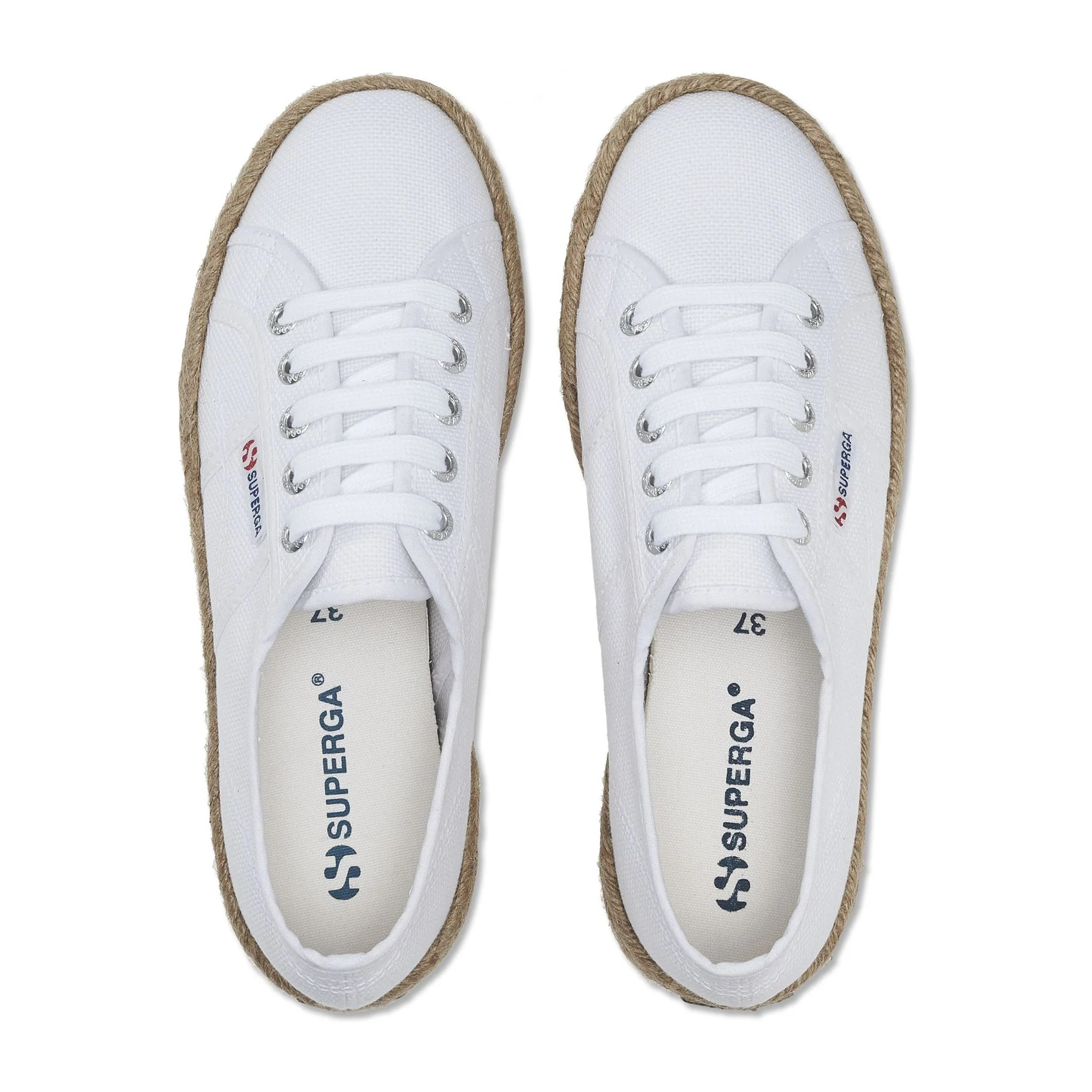 Superga - Zapatos de mujer Mujer Blanco - 2730 Rope