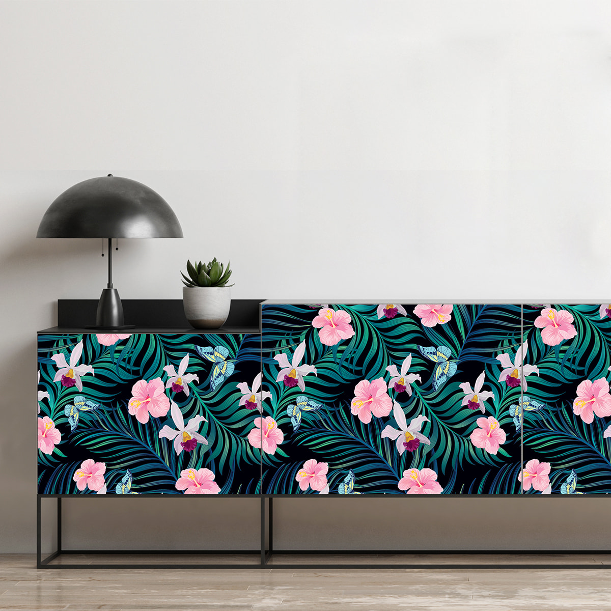 Sticker meuble tropical bingwa 40 x 60 cm