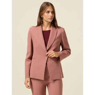 Oltre - Blazer in tessuto tecnico - Rosa