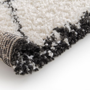 Tapis shaggy tissé motif berbère VAJI