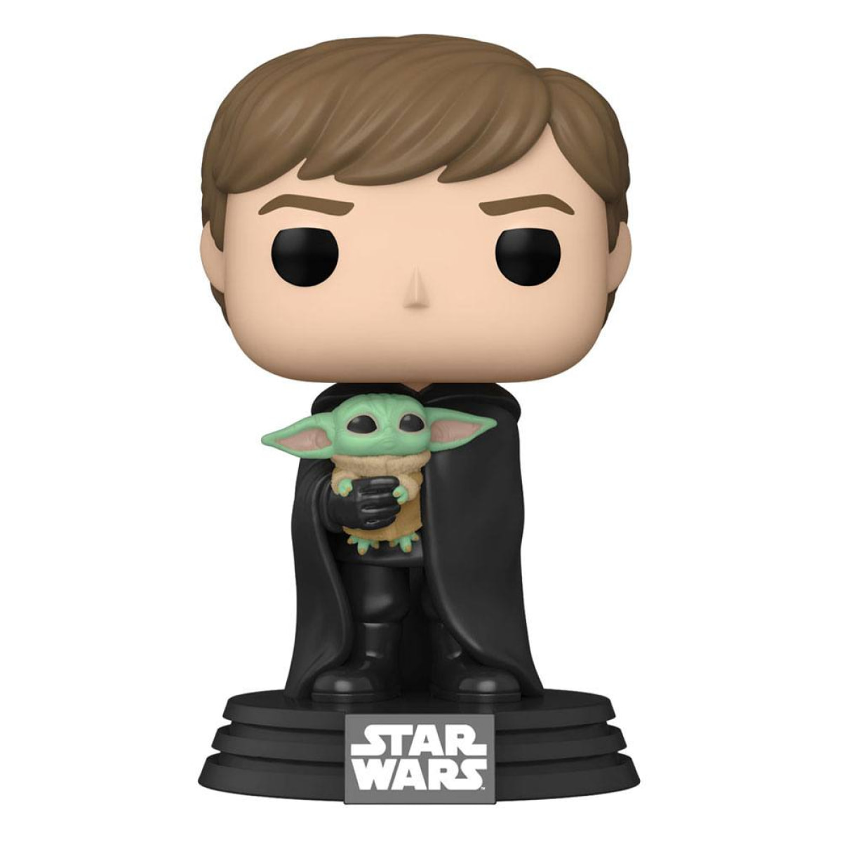 Star Wars The Mandalorian Pop! Tv Vinile Figura Luke Con Bambino 9 Cm Funko