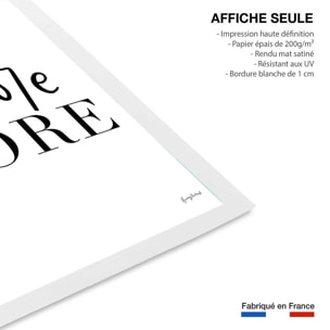 Poster explore more Affiche seule