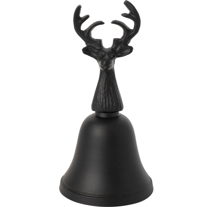 J-Line cloche décorative cerf - aluminium - noir