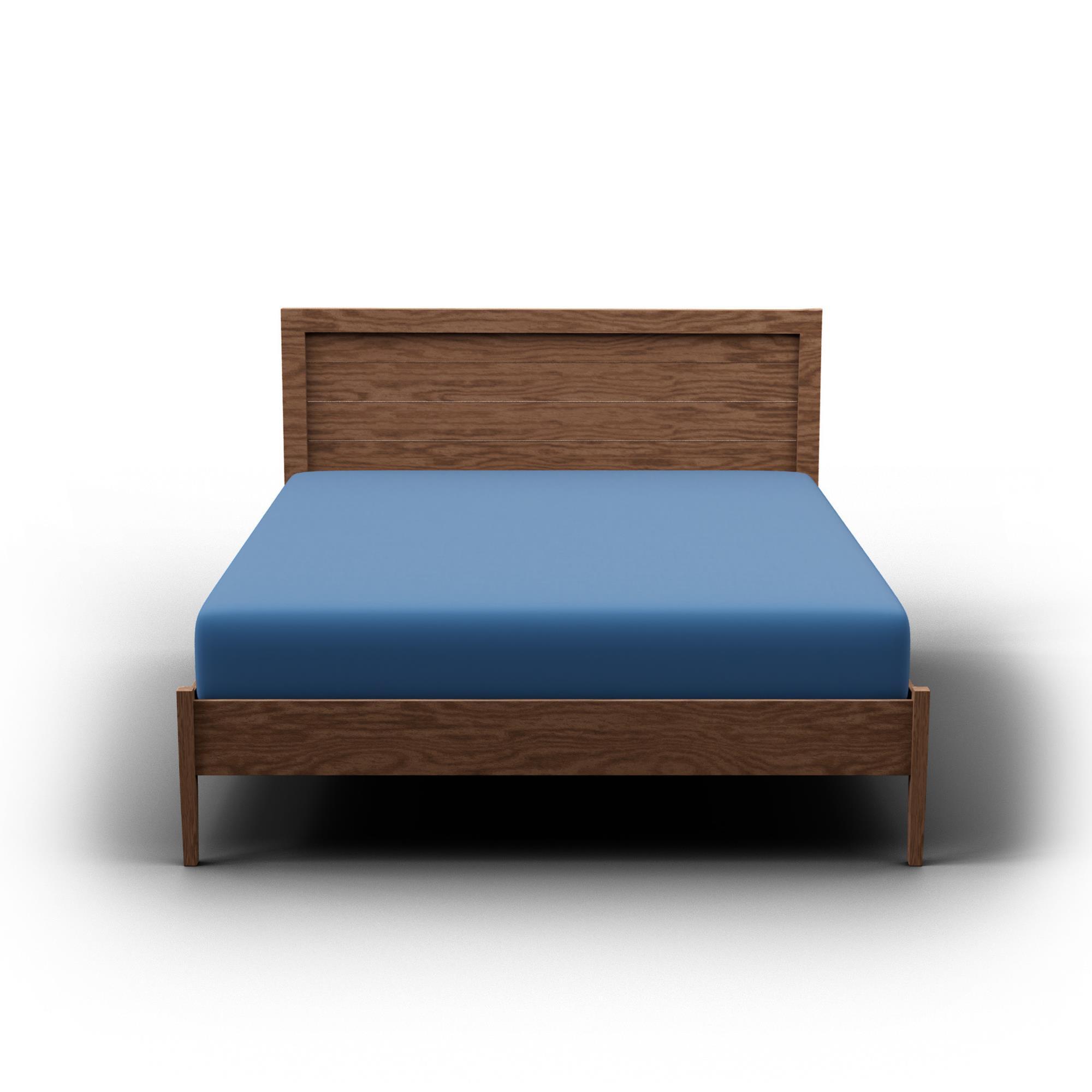 Sábana bajera para cama en color azul rainbow benetton
