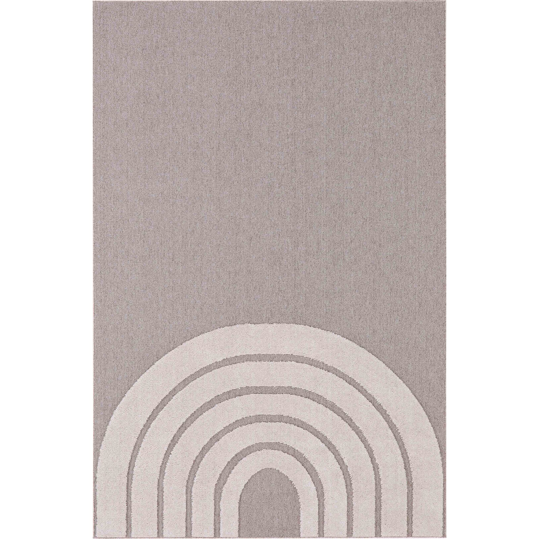 Bambi - tapis enfant motif arc-en-ciel, beige