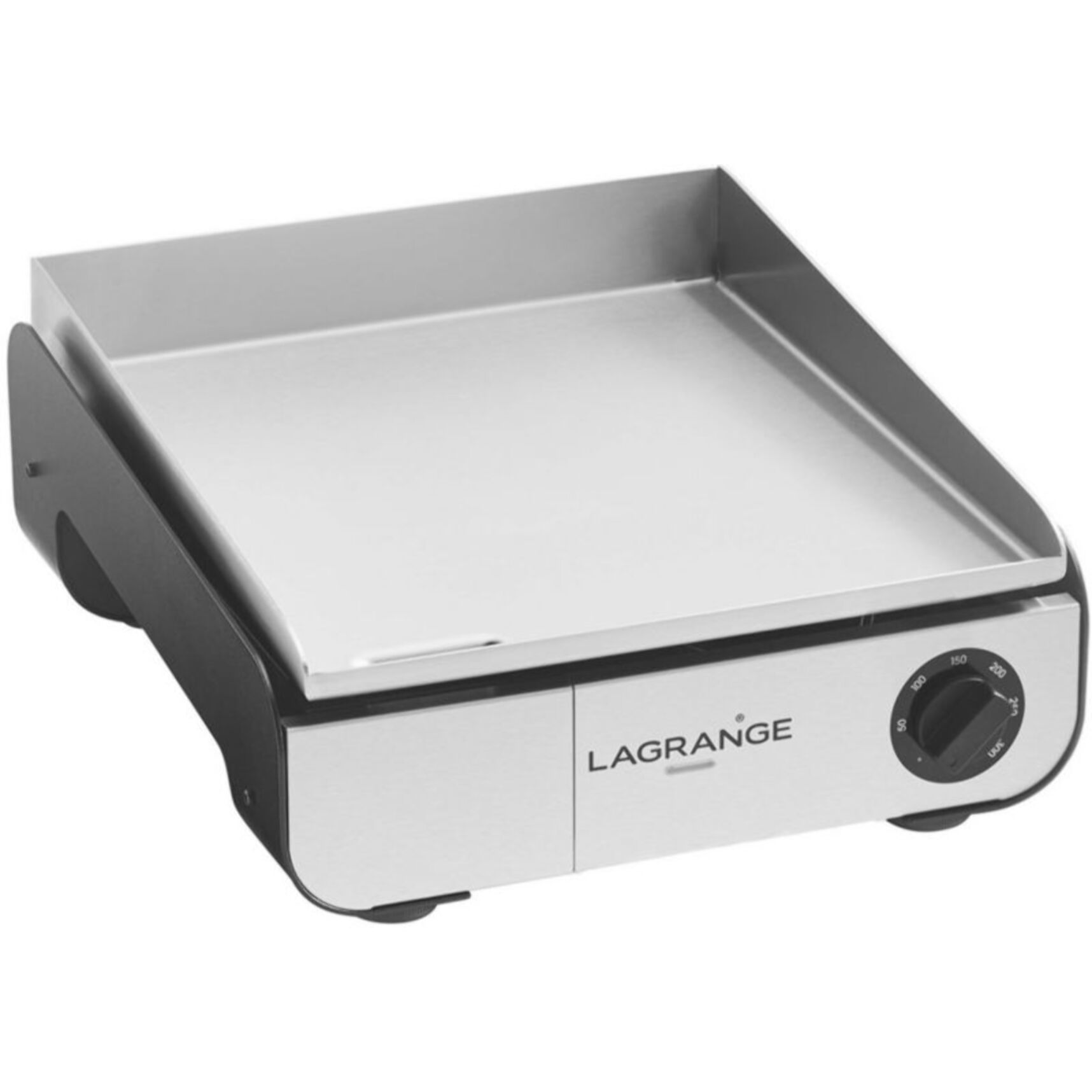 Plancha électrique LAGRANGE Pro 35S noir à poser, 40x35 cm + kit d'accessoires