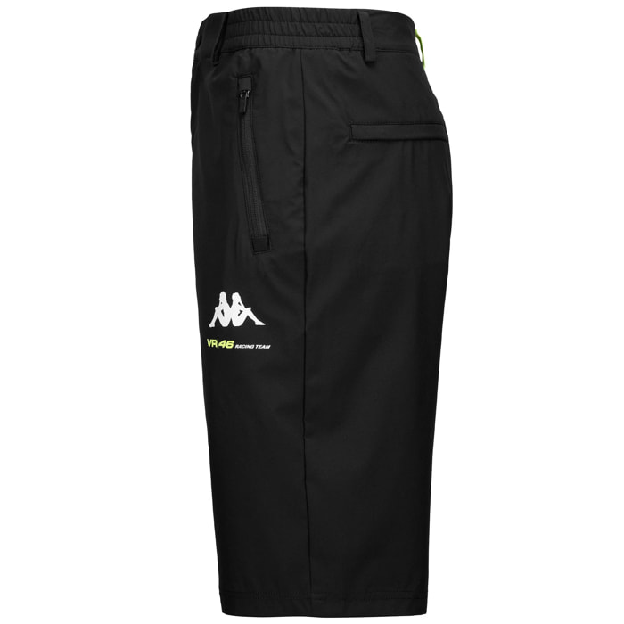 Kappa - Pantaloni Corti Uomo Nero - Anipim Vr46