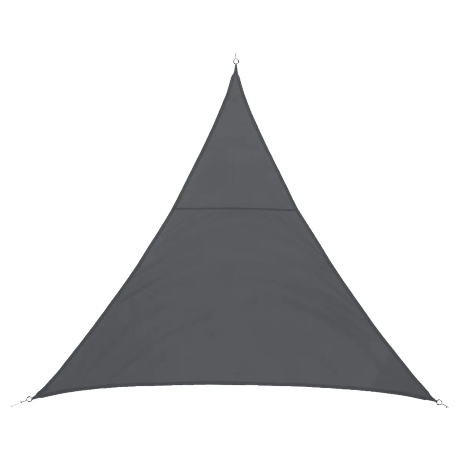 Voile d'ombrage triangulaire "Shae" ardoise 3x3x3m en polyester