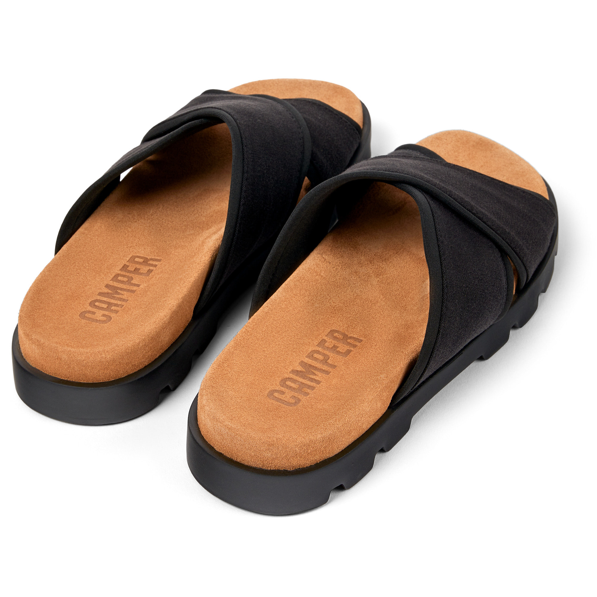 Sandalias - CAMPER Brutus - Negro - Textil técnico (poliéster reciclado)