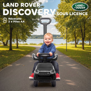 Porteur enfant voiture évolutif 2 en 1 licence Land Rover Discovery Sport effets sonores