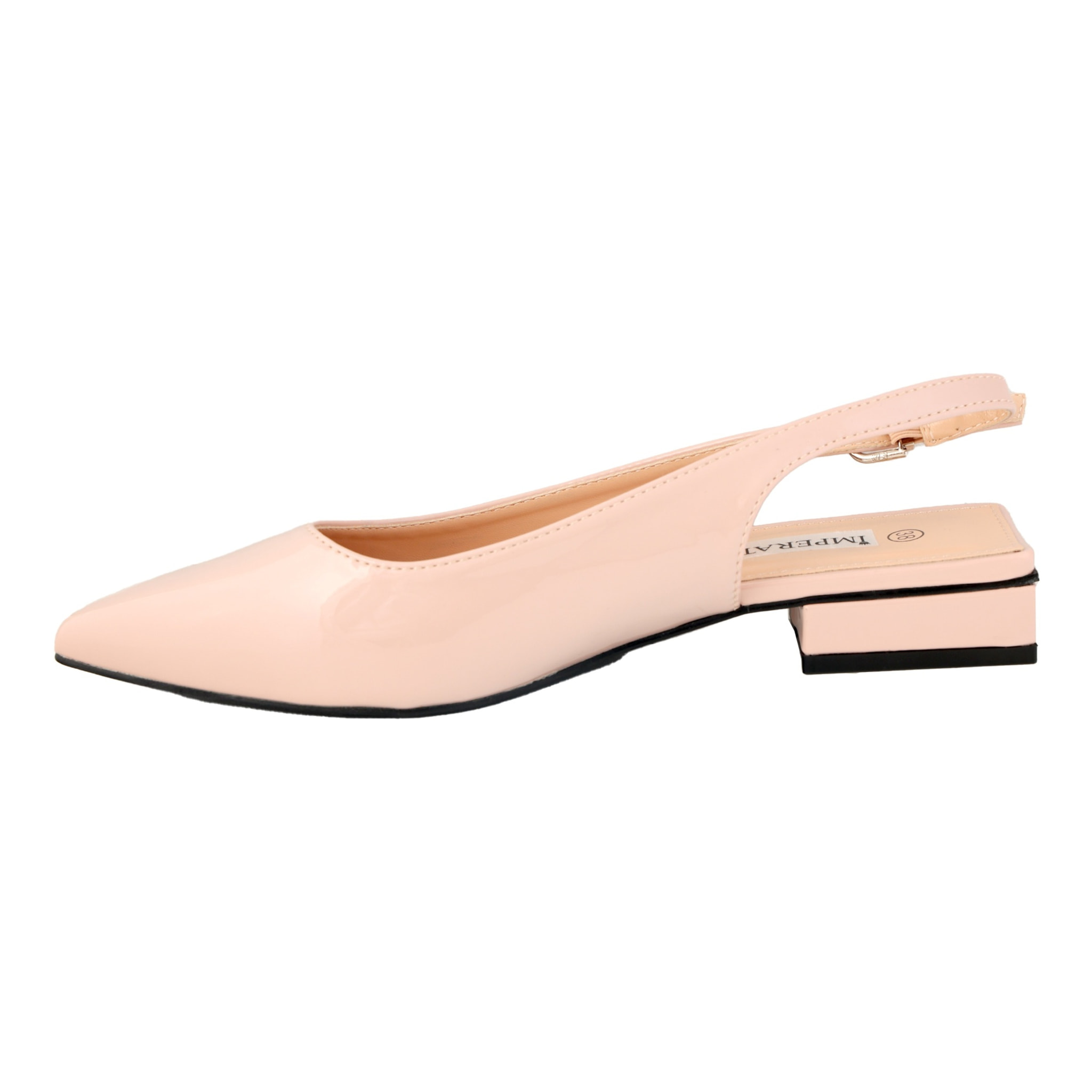 Ballerine slingback verniciate