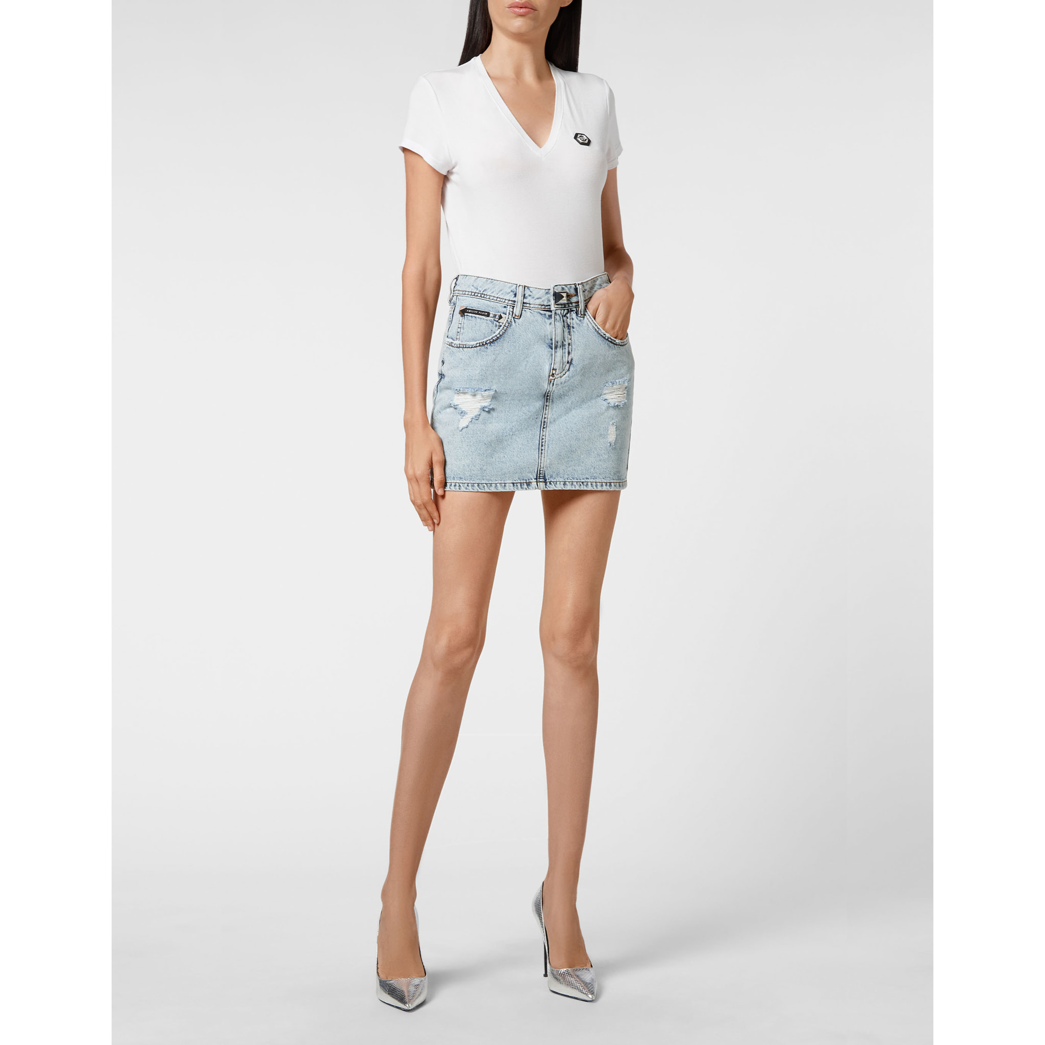 PHILIPP PLEIN Minifalda