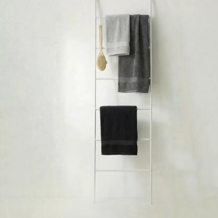 PORTE-SERVIETTES EN METAL JAYDEN 6 NIVEAUX BLANC