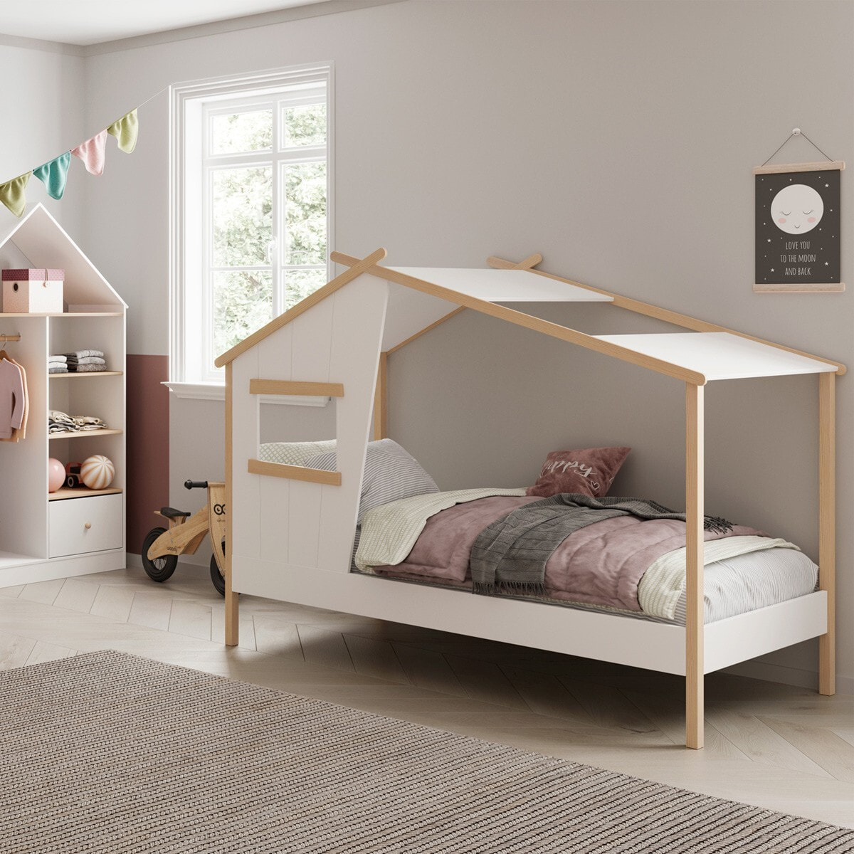 Lit cabane enfant en bois - ARTUS
