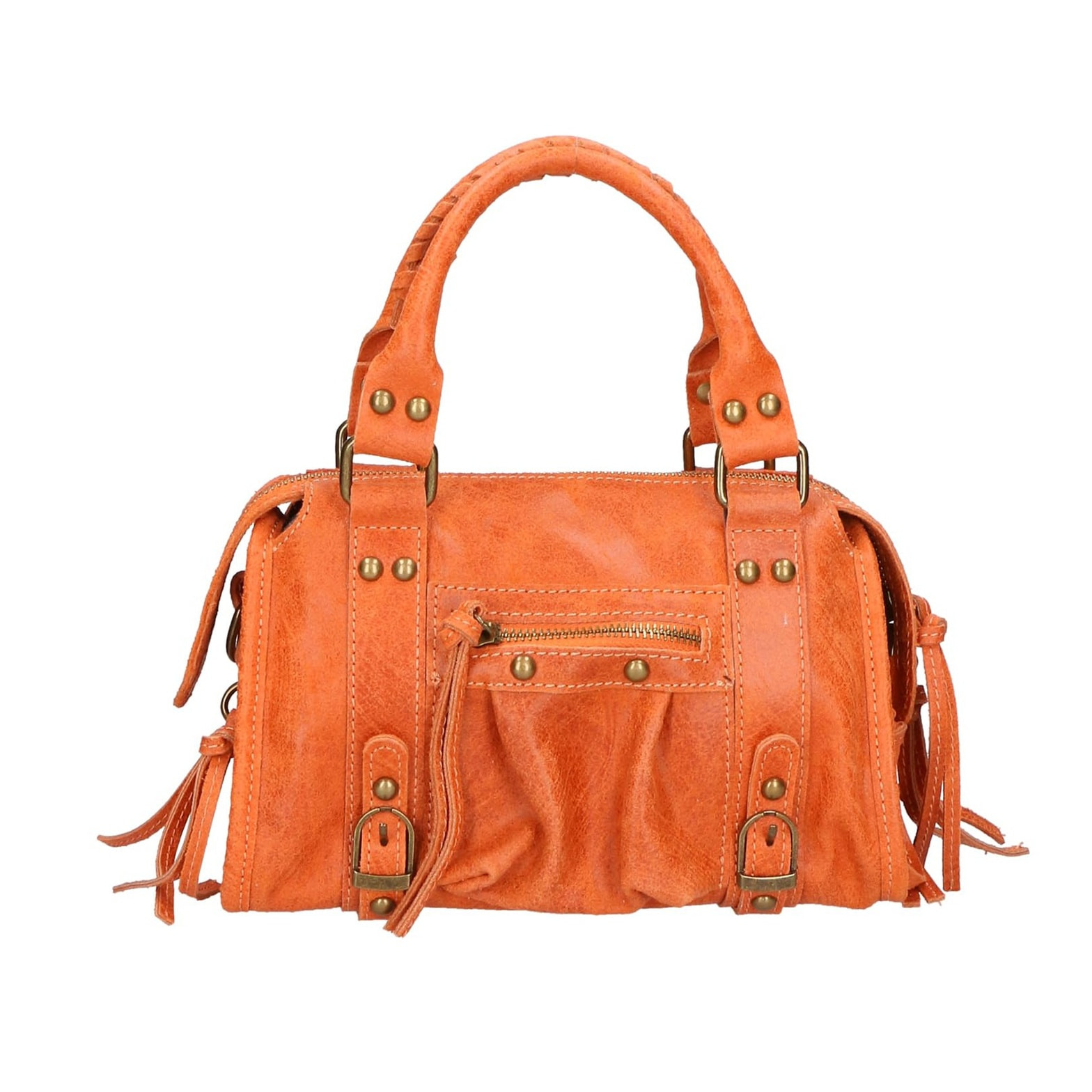 Borsa a spalla da donna - Modello Erisia - Vera pelle - 25.0 x 15.0 x 10.0 cm