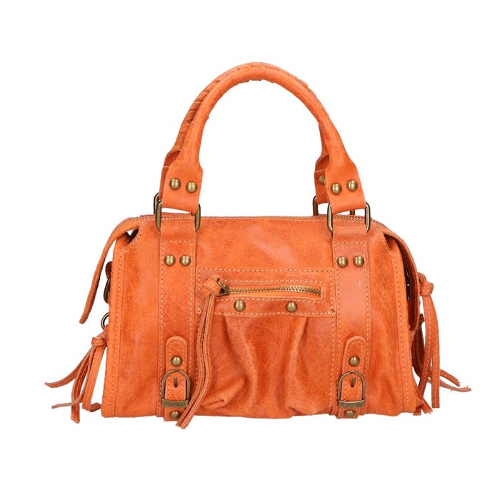 Borsa a spalla da donna - Modello Erisia - Vera pelle - 25.0 x 15.0 x 10.0 cm