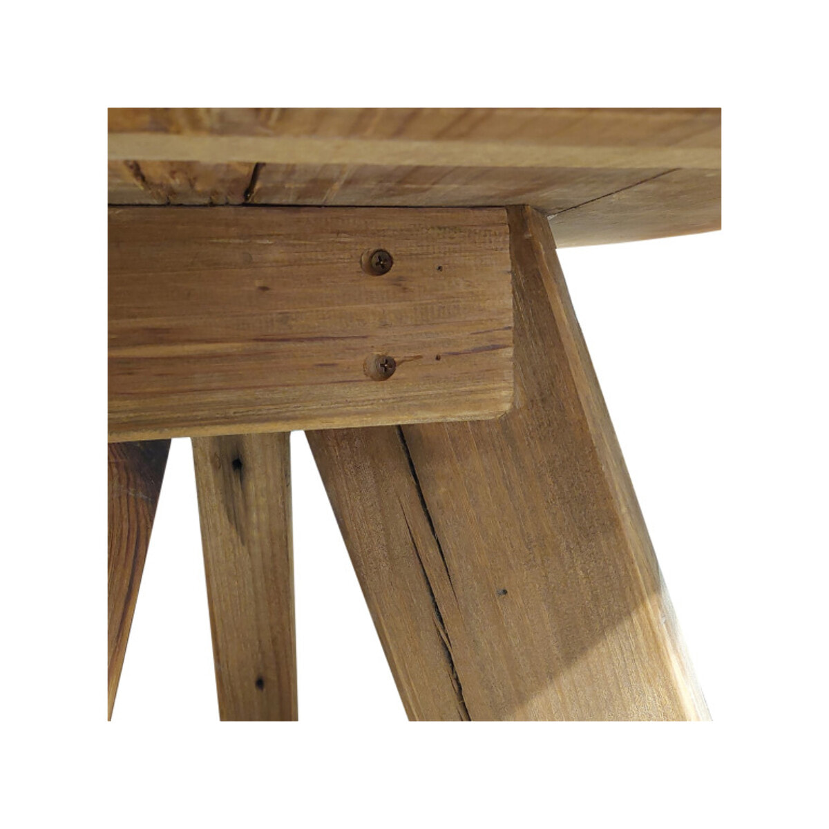 Table basse ronde D.60cm en bois recyclé - ORIGIN