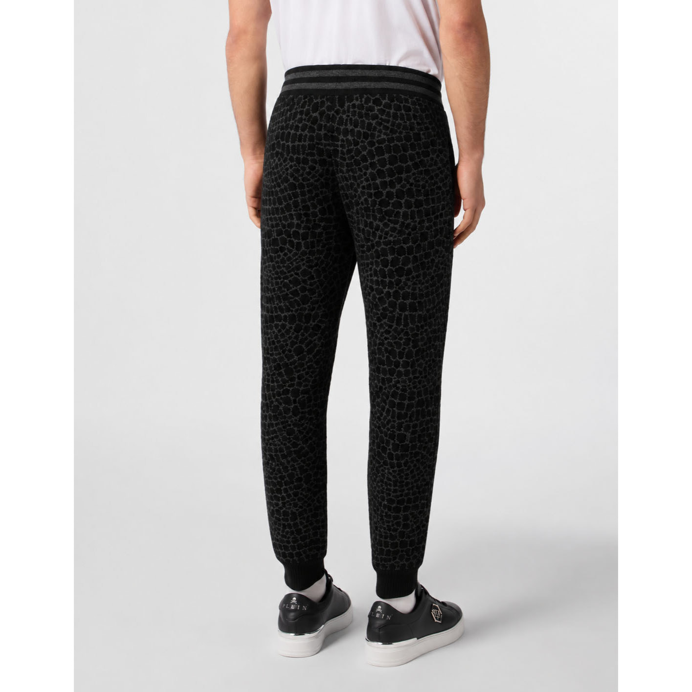 PHILIPP PLEIN Pantalones de chándal de punto COCCO