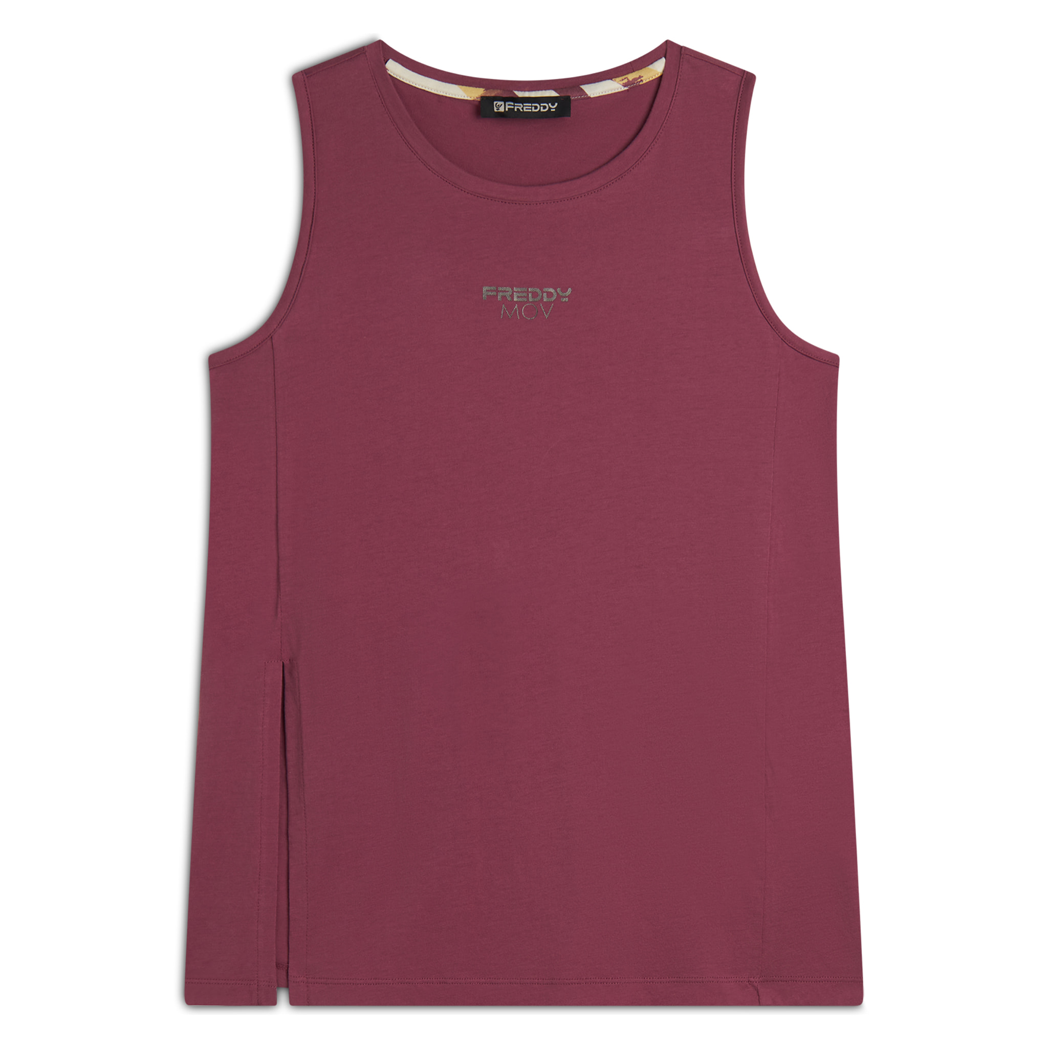 Canotta Regular Fit con Apertura Laterale