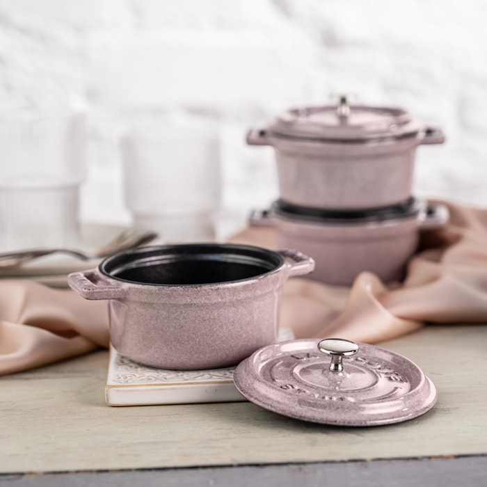 Cocotte en fonte STAUB, Rond(e), Fleur de cerisier, 26cm
