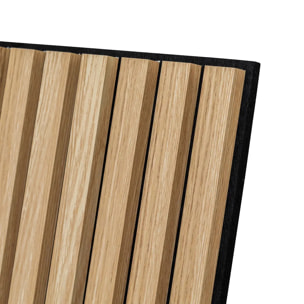 Panneau décoratif mural Colva beige fond noir 60x60cm