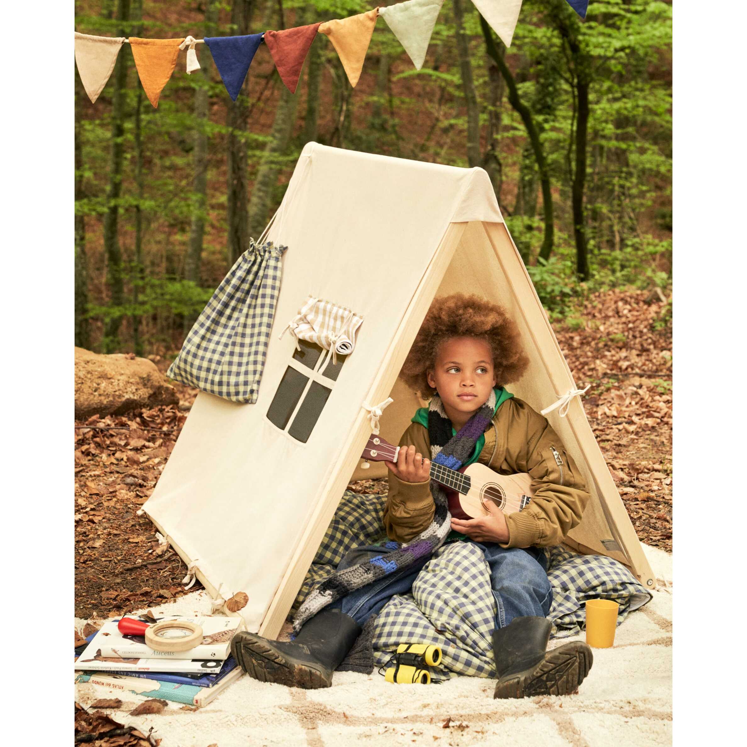 Tipi Pour Enfant 100 X 90 Cm Tissu YANIL