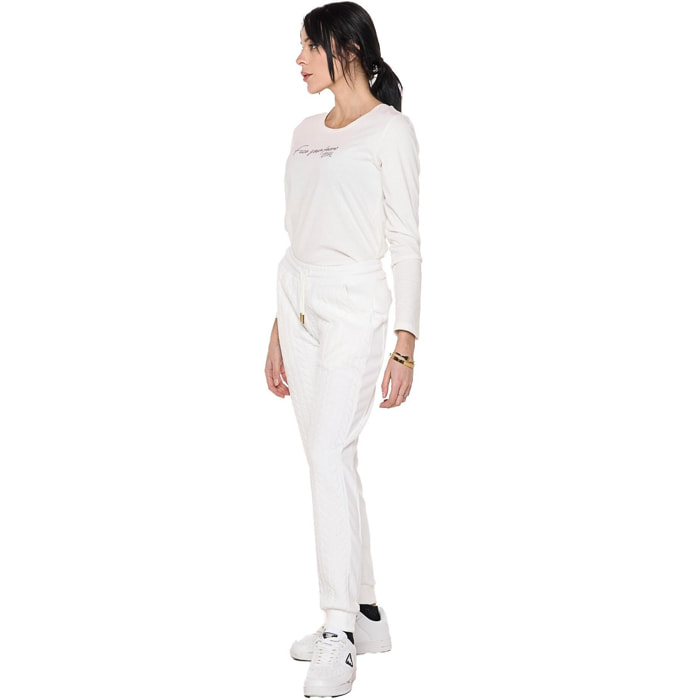 Pantalón de invierno mujer 'Relaxed' delantero trenzado