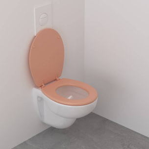 Abattant WC Colorama 36x48cm rose