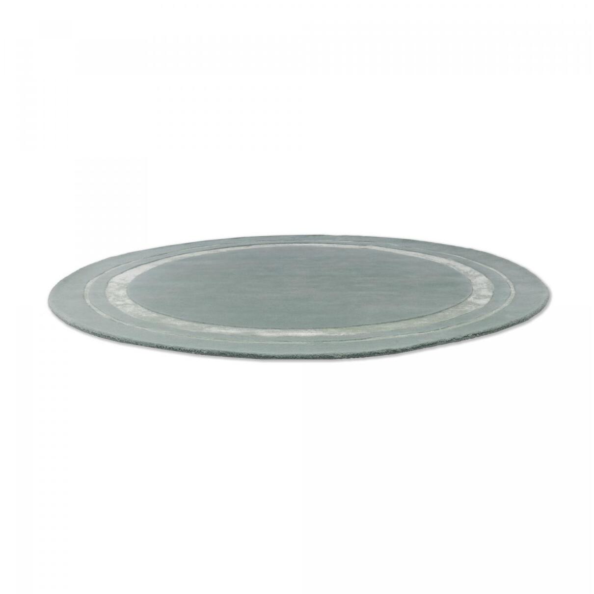 Tapis rond fait main en laine motif simple CHICDOUJ