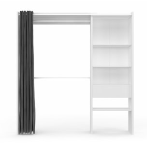 Dressing Aline extensible 120-170cm blanc
