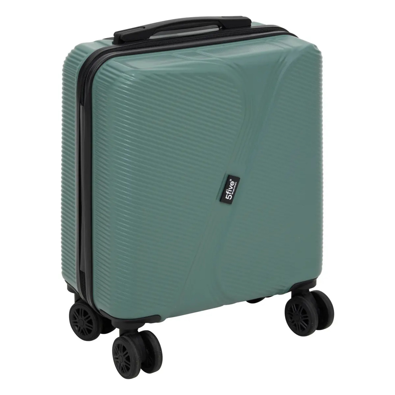 Valise cabine ABS low cost 8 roues vert