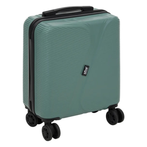 Valise cabine ABS low cost 8 roues vert